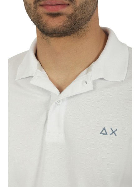 Maglia SUN68 Polo Bianco